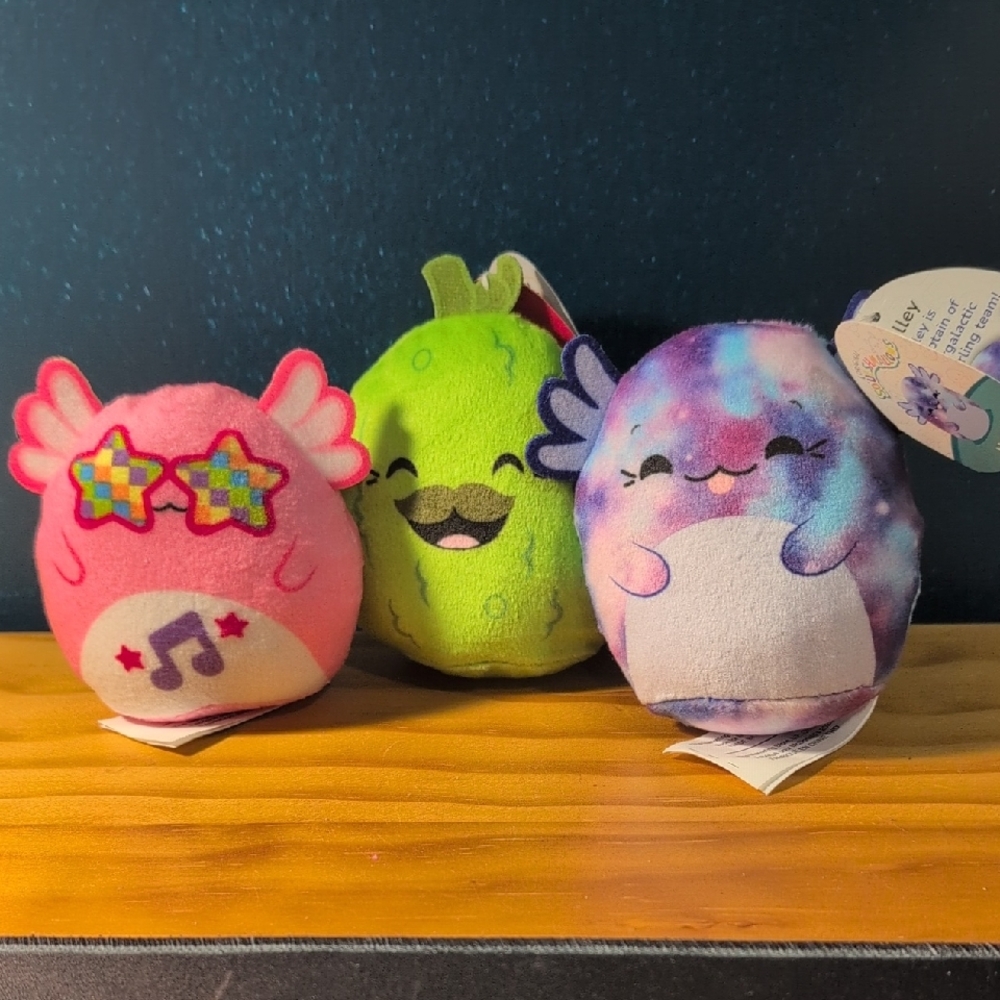 Colorful Plush Toy Trio
